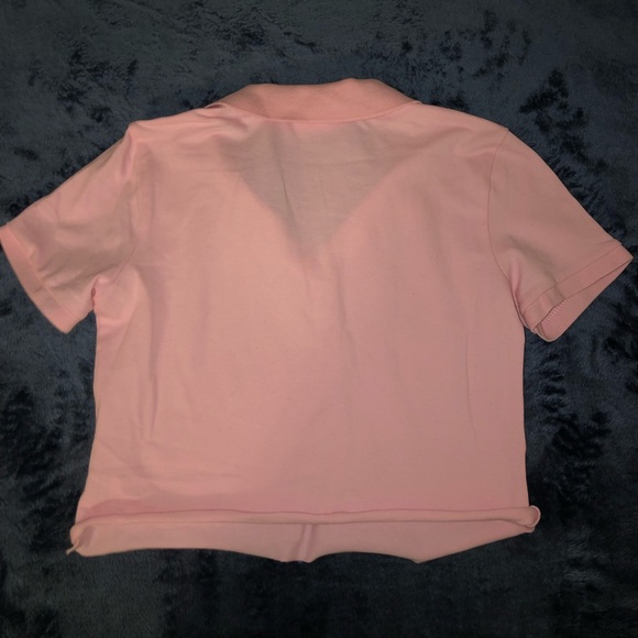 Cropped light pink button up top. DKNY - Picture 3 of 3